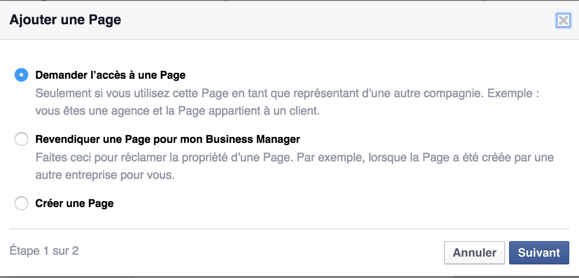business manager page